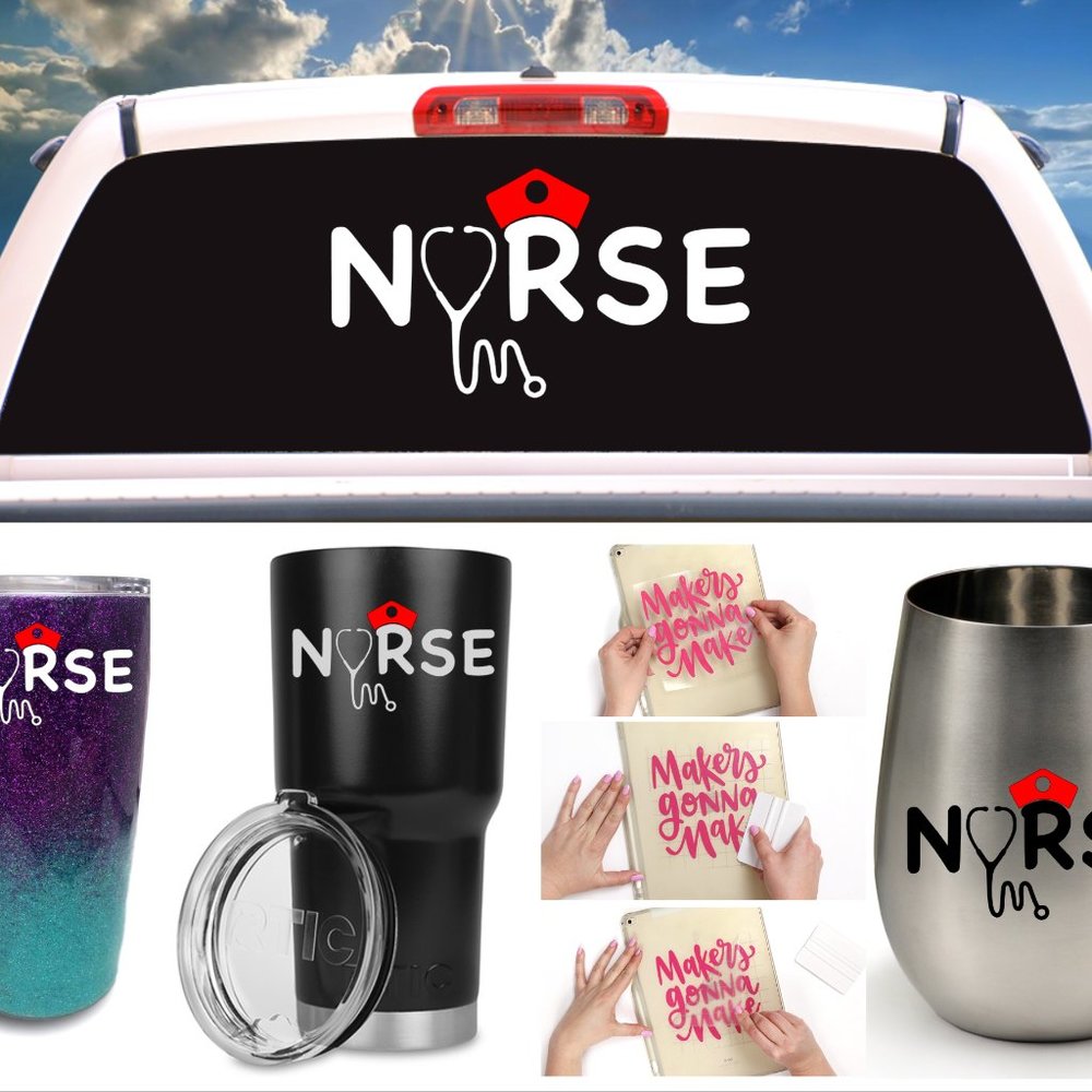 5-6" NURSE VINYL DECAL #NRS23